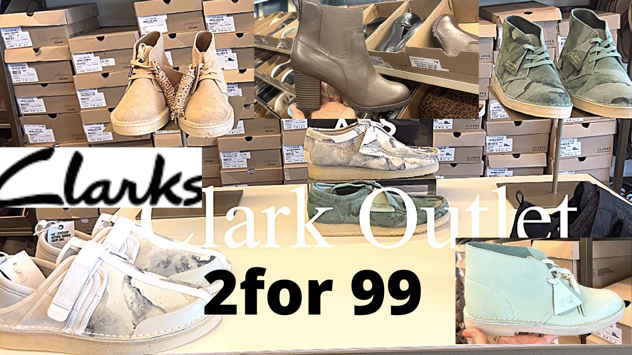 Clarks Shoes SHOE Outlet 2 FOR $99 Men's and Women's ~Shop With Me -