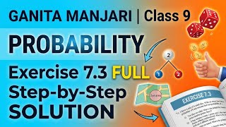 The Easiest Way to Find Sample Space (Class 9 Math) 🤯Ganita manjari exercise 7 3 complete solution