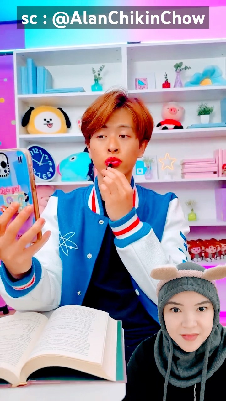kok pake lipstik‼️
