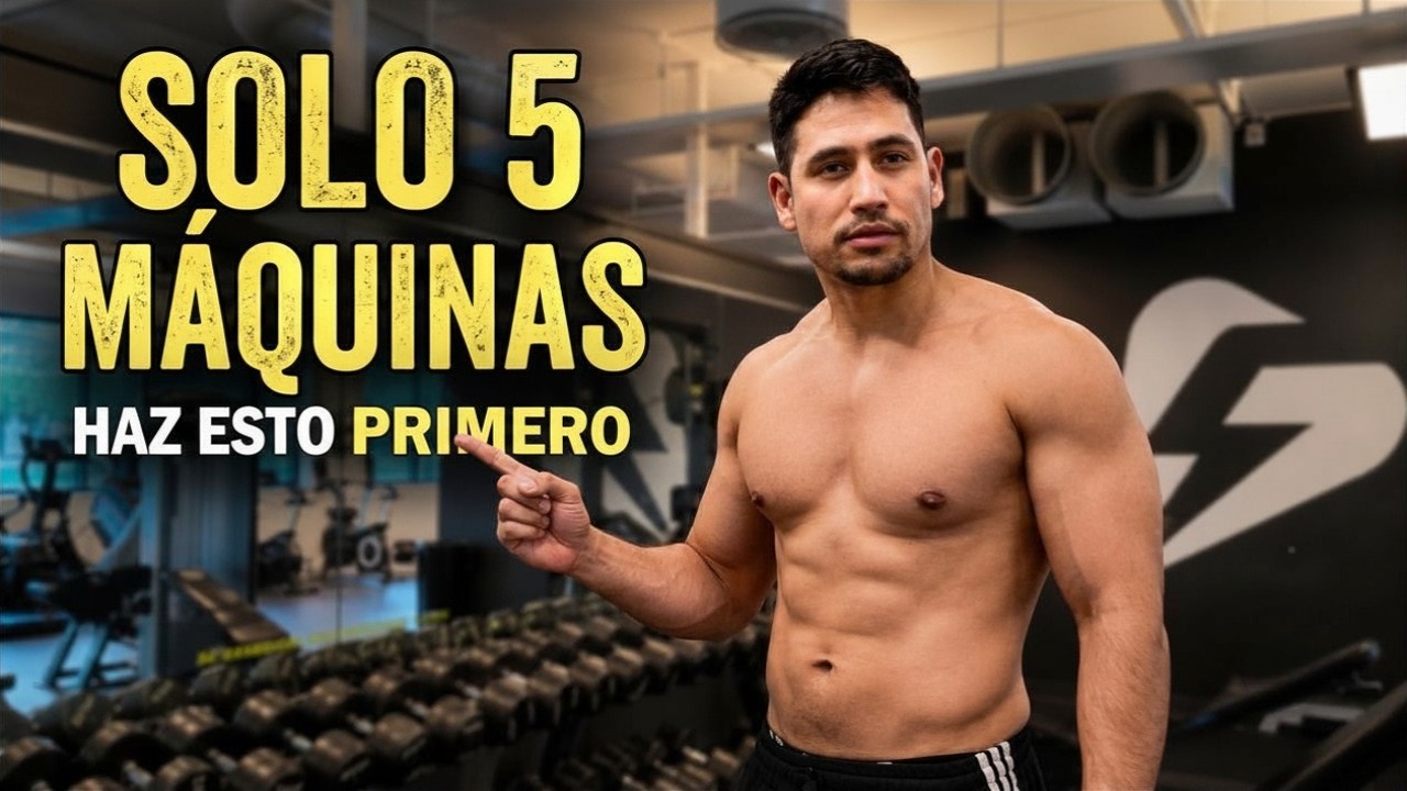 Las 5 máquinas que necesitas en el gimnasio para perder grasa y ganar músculo