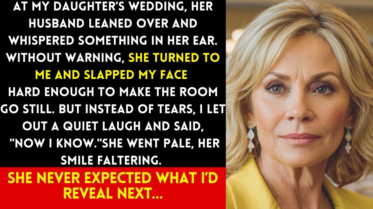 НА СВАДЬБЕ МОЕЙ ДОЧЕРИ ОНА ДАЛА МЕНЯ ПОЩЕПКУ, НО ПОБЛЕДЕЛА, КОГДА Я ЗАСМЕЯЛСЯ И РАСКРЫЛ ПРАВДУ...