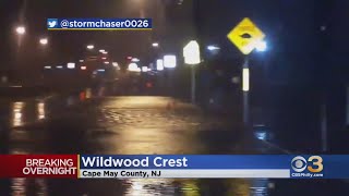 Flooding Spotted Along Jersey Shore In Wildwood Crest