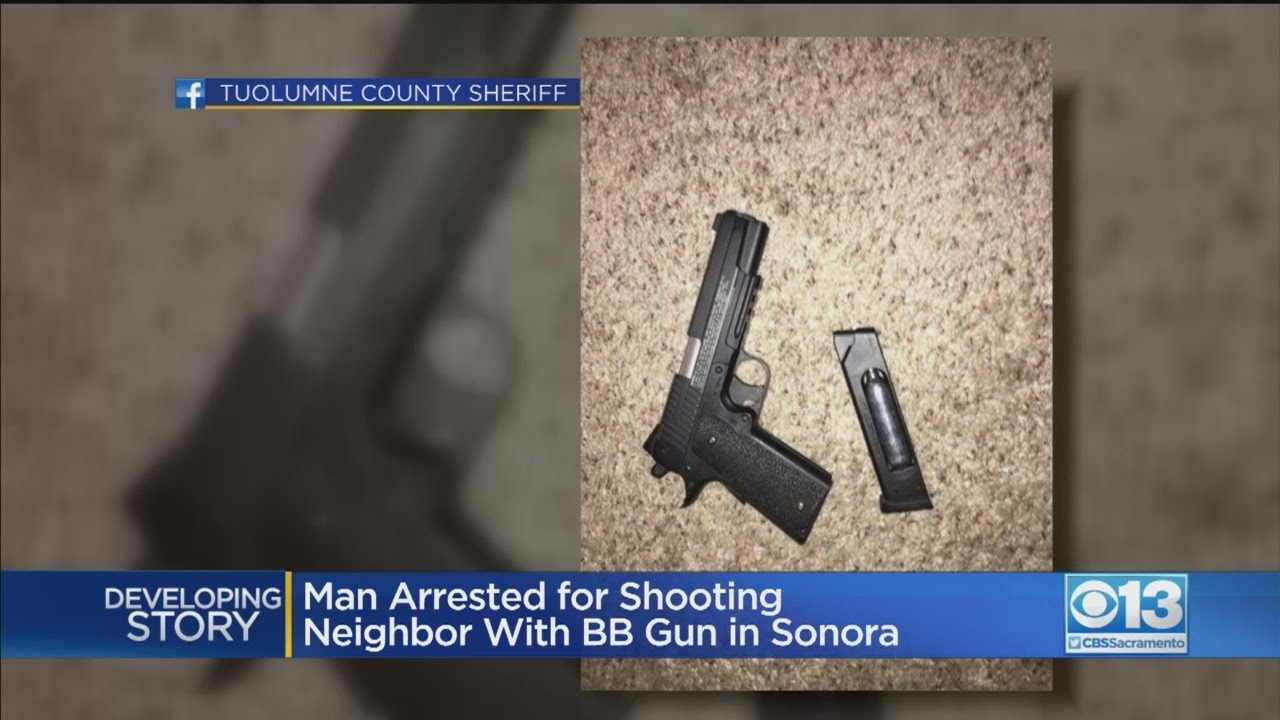 Man Arrested For Shooting Neighbor With BB Gun - YouTube
