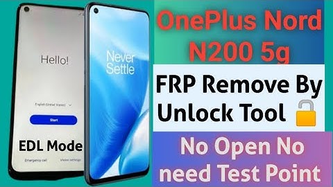 OnePlus Nord N200 5G FRP bypass Unlock Tool | OnePlus N200 Frp bypass | OnePlus Android 14 Frp bypas