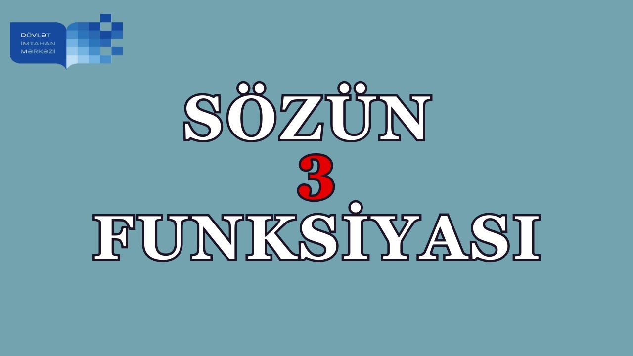 SÖZÜN FUNKSİYALARI (nümunəli izah) #mətnvərdişləri