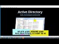 ACTIVE DIRECTORY's USER  DELETION😃😃😃||PVSK EDUCATION