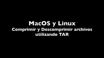 Cómo COMPRIMIR archivos y carpetas muy fácil en LINUX y MACOS