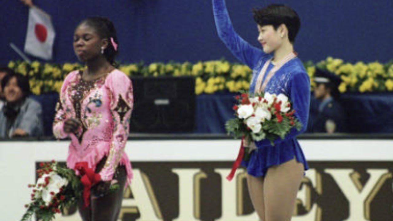 Bonaly 🇫🇷🥈 v Sato 🇯🇵🥇: 1994 World short & free skates - U.S.