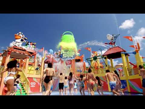 Nickelodeon Slime no Beach Park!