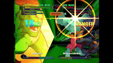 MvC2: MagusOld - Spiderman Hulk DHC to Hulk Double Gamma Crush Kills 2 chars
