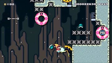 Super Mario Maker - Pit of Panga: The Cape Escape beaten by christian 3rd Clear