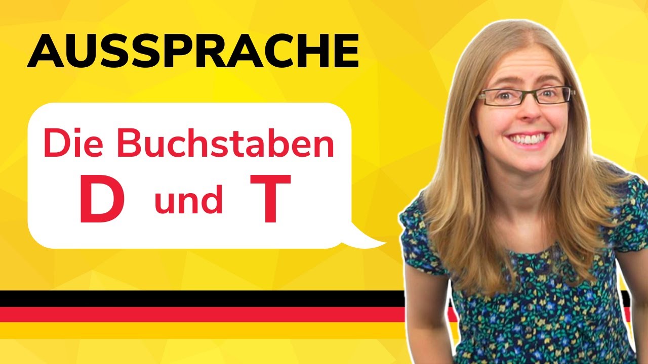 Teil Eines Dt Bundeslandes 5 Buchstaben Aussprache - Die Buchstaben D und T - German to Go - YouTube