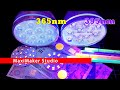 Making magical LED UV spotlights, Wavelength 365nm and 395nm excite different fluorescence