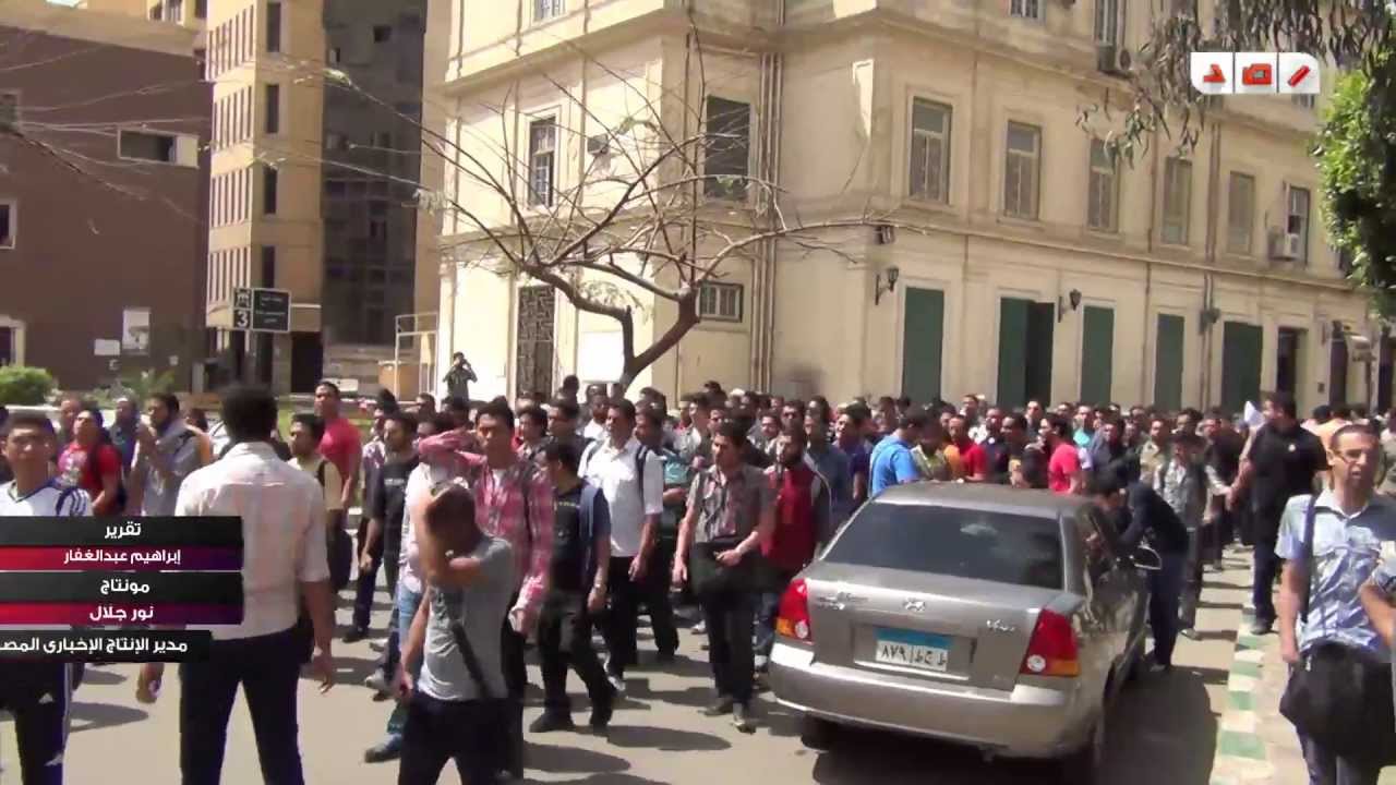 هندسة القاهرة تنتفض احتجاجا على احداث جامعة المنصورة