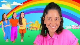 Rainbow World I TIPTOE GIANTS I HD | Official Clip | Kid Songs | Cumulative colour song