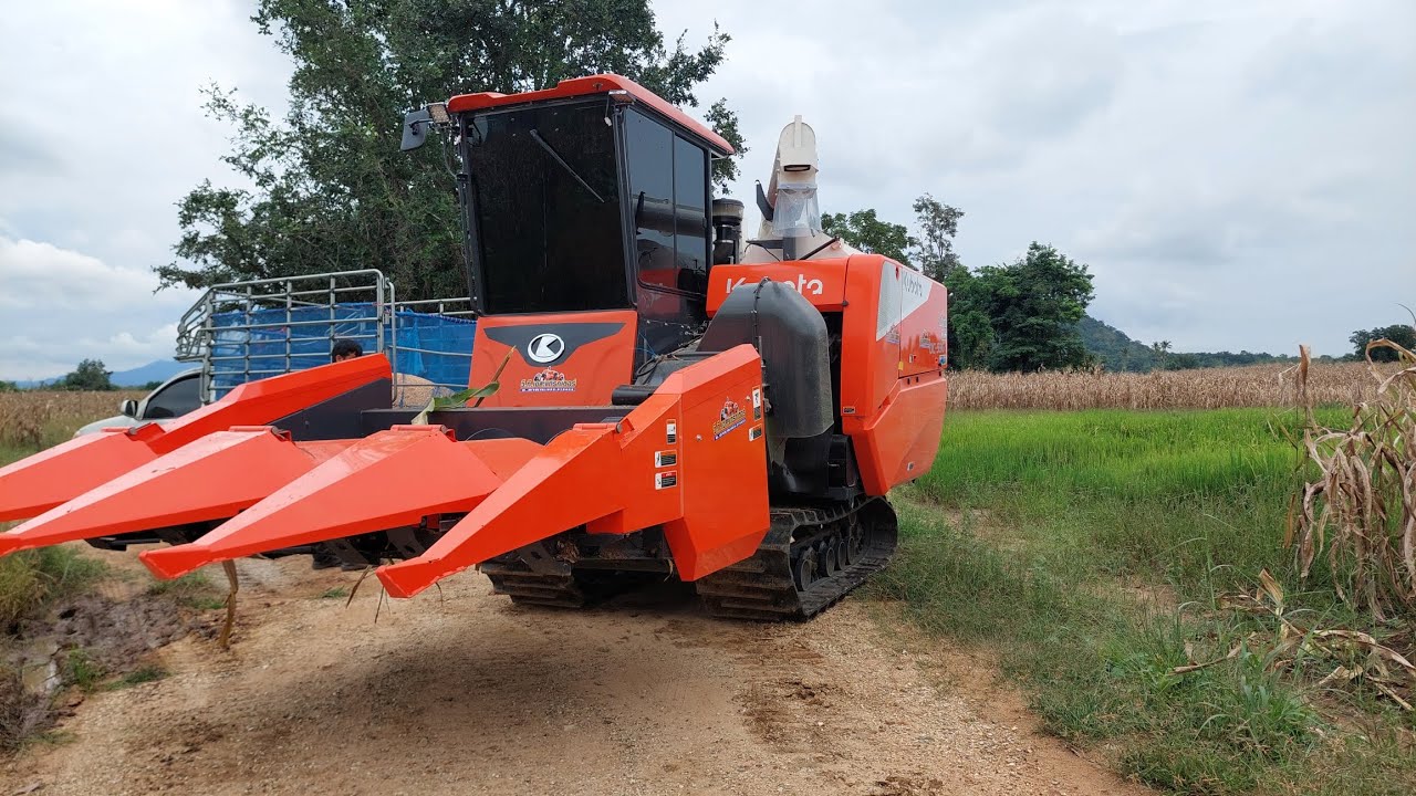รถเกี่ยวข้าวโพด คูโบต้า DC 93 G เปิดฤดูกาล 2568