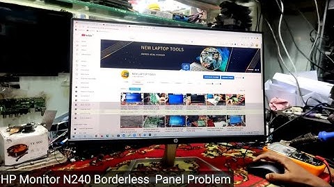 HP Monitor N240 Borderless Panel Repair In Bangla 2022 | Created by Afjal Hossain