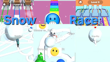 Snow Race gameplay #satisfying