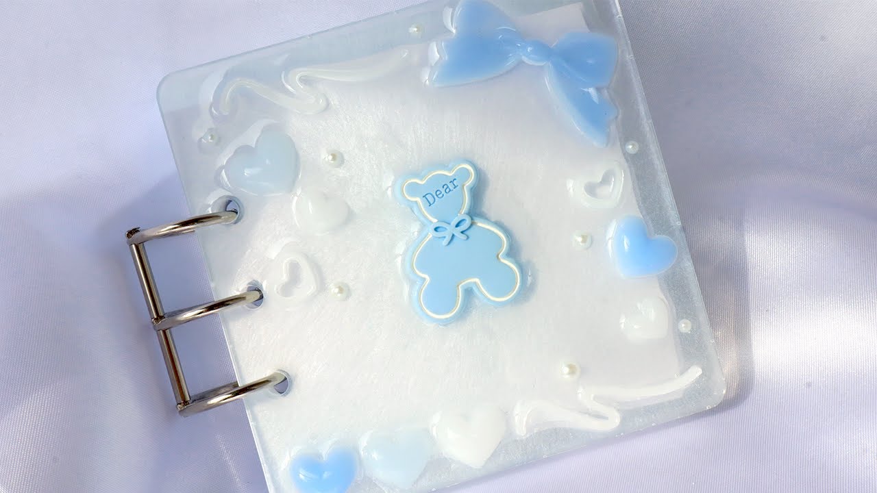 (sub)가방속에 쏘옥~💙레진으로 나만의 미니 다이어리 수첩 만들기📖