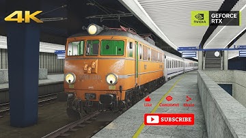 SimRail - The Railway Simulator - Poland - %100 Real Game Realistic - 4K60FPS  #simrail #train #game