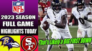 Ravens vs 49ers [FULL HIGHLIGHTS TODAY] WEEK 16 12\/25\/2023 | NFL HighLights TODAY 2023