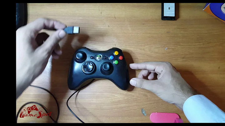 How to use Xbox360 controller with USB cable