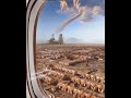 How a Tornado forms in Egypt : sand storm  #danger #nature