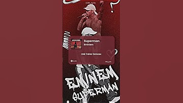 Superman by Eminem 🎧 [lyric video edit]