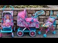 Baby Born Dolls Pushchair Stroller and Pram Unboxing Set Up & 3 Baby Born Dolls