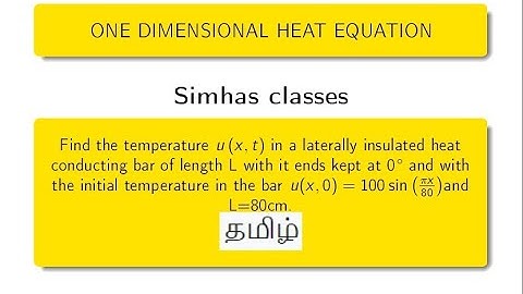 1D heat equation  - Problem 2