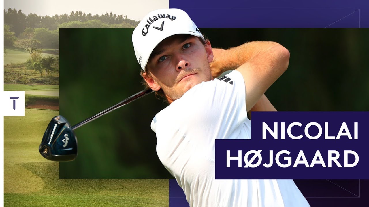 Nicolai Højgaard Round 2 Highlights | 2023 Hero Indian Open