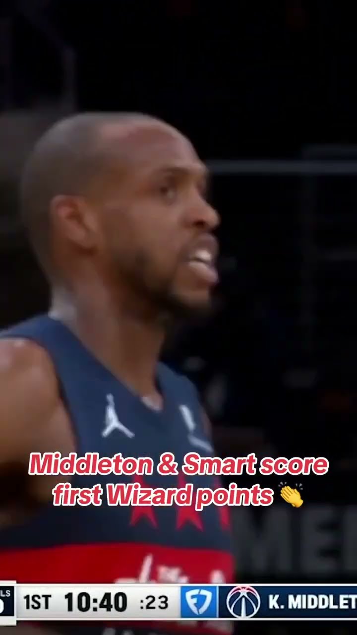 Khris Middleton \u0026 Marcus Smart score their first points as Wizards ?