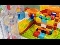 Бесконечный бег шариков марблс Endless running of marbles balls Satisfying building blocks