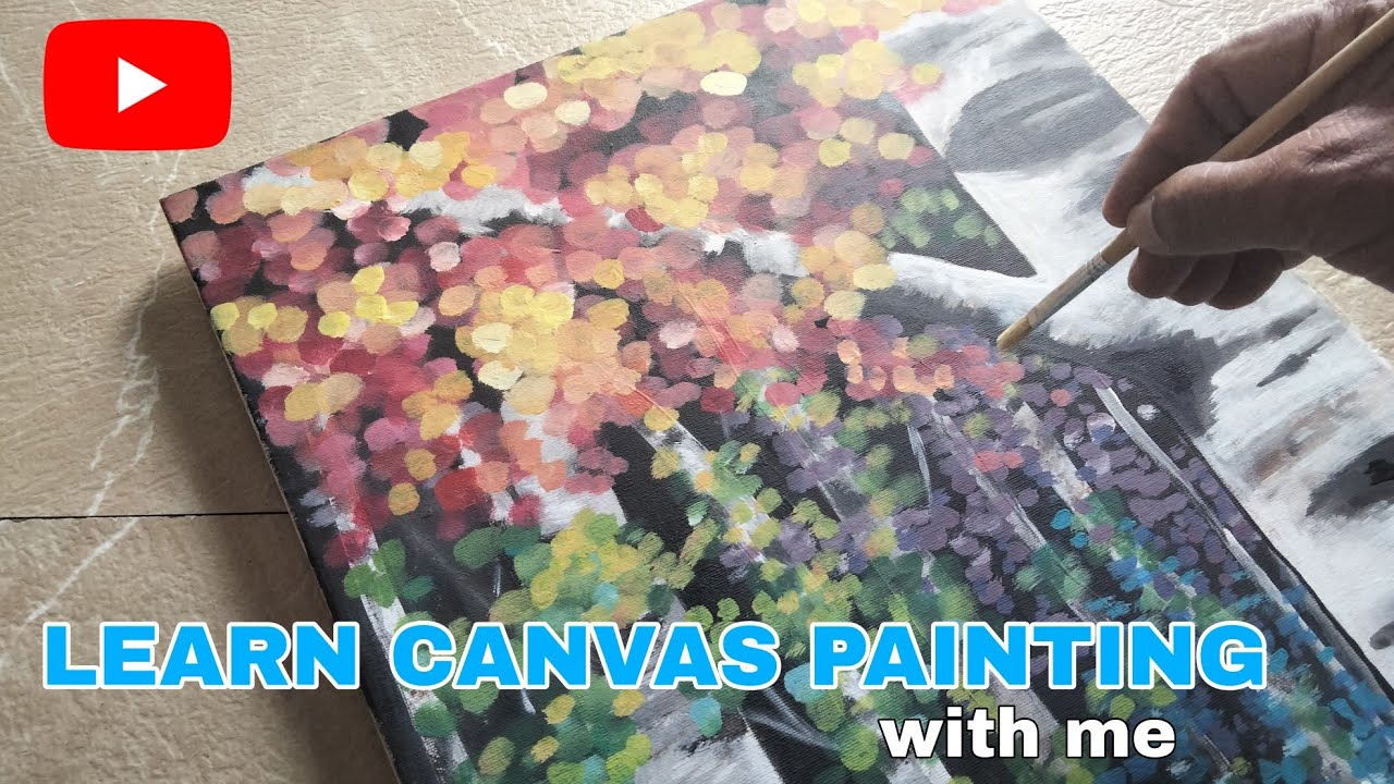 LEARN BASIC CANVAS PAINTING WITH BEN / BEN CARES VLOG - YouTube