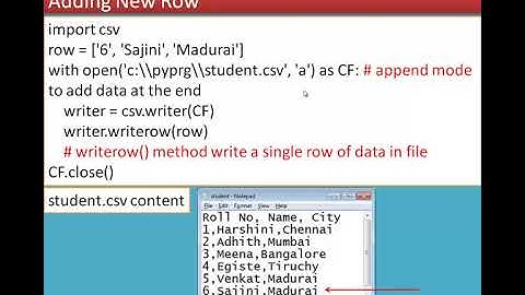 8/9 Chapter 13 Python and CSV Files