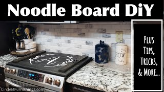 DiY Noodle Board - How To Build A Stove Cover - Scrap Wood Projects - Farmhouse Woodworking - 4K -