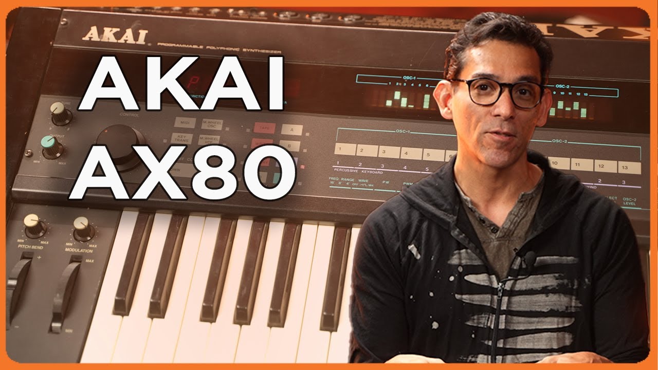 Vintage Akai AX80 Synthesizer | UsedAlamo Music CenterAkaiPortable