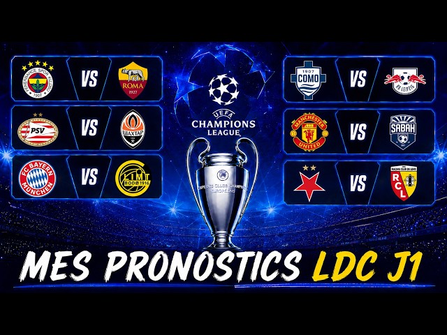 🇪🇺 MES PRONOSTICS LIGUE DES CHAMPIONS J1 🇪🇺
