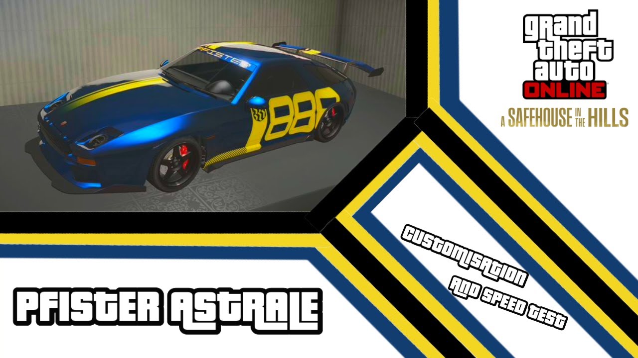 GTA5 Online Pfister Astrale customisation and speed test