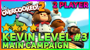Overcooked 2 - Secret Kevin Level 3 4 Star - 2 Player Co-op Victory