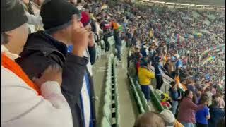 Indian fans singing 'Chak De India' at the MCG 23rd Oct 2022 post win #indvpak #t20worldcup2022