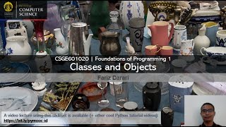 DDP 1 Lecture - 09 - Object Oriented Programming | Yuk mari belajar pemrograman Python!