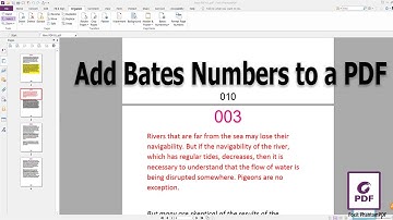 How to Add Bates Numbers to a PDF using Foxit PhantomPDF