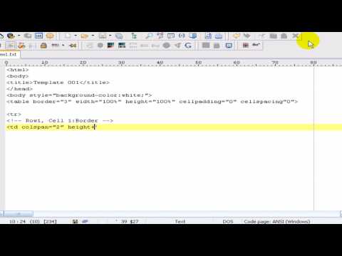 Creating a HTML