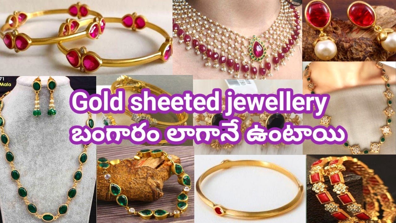 Gold Sheeted jewellery 1st time in our channel with reseller support