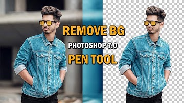 How to Remove Background in Photoshop 7.0 with Pen Tool | Hindi/Urdu | Chand Editz