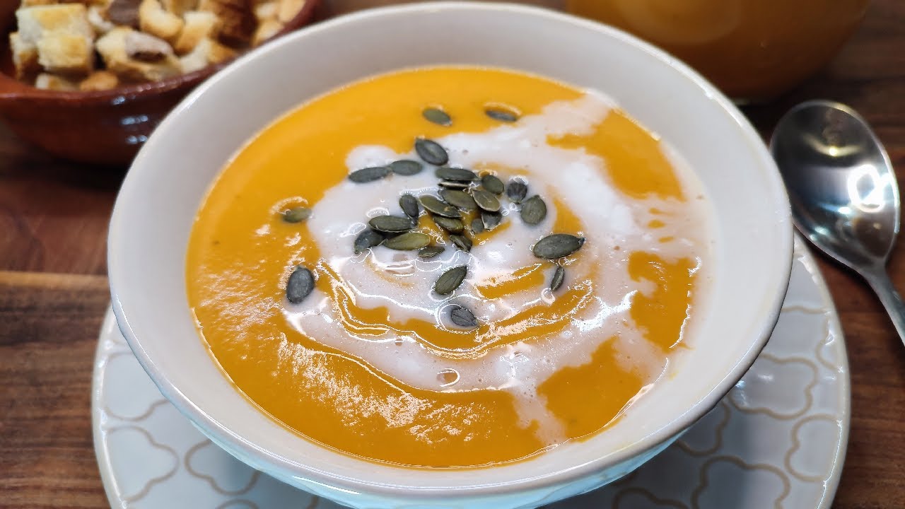 CREMA DE BONIATO O BATATA VEGANA | CON LECHE DE COCO | SUAVE Y DELICIOSA