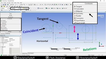 Constraints in Design Modeler | Lesson 7 | Ansys Design Modeler Tutorial | Tamil
