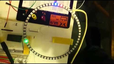 60 WS2812 RGB LED Clock