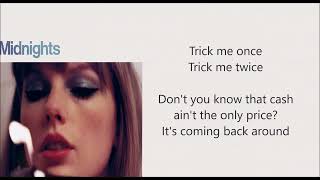 Taylor Swift Karma Lyrics